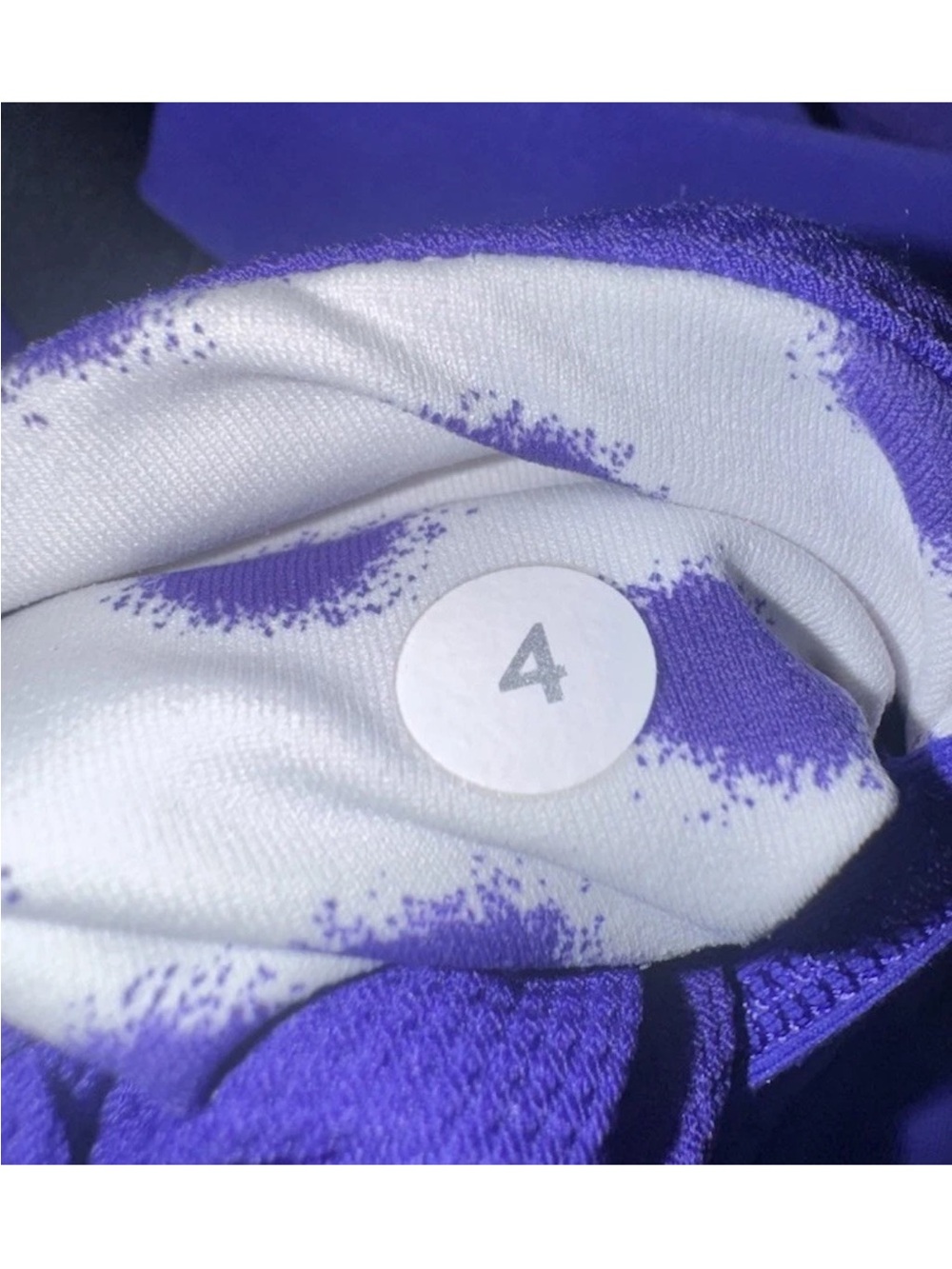 Lululemon Size 4 Presta Padded Short Bruised Berry High Noon Dot White Cycling - Picture 7 of 9